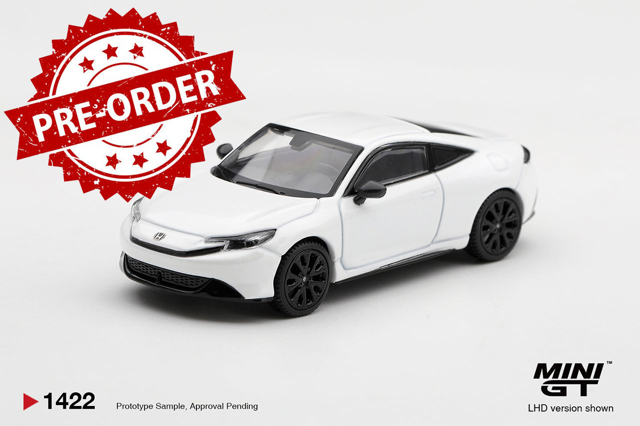(Pre-order) Mini GT #1422 Honda Prelude Moonlit White Pearl RHD Diecast Model