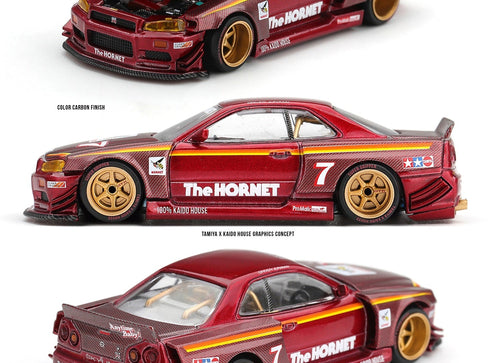 Load image into Gallery viewer, (Pre-order) Mini GT #315 Nissan Skyline GT-R (R34) TAMIYA x KAIDO HOUSE
