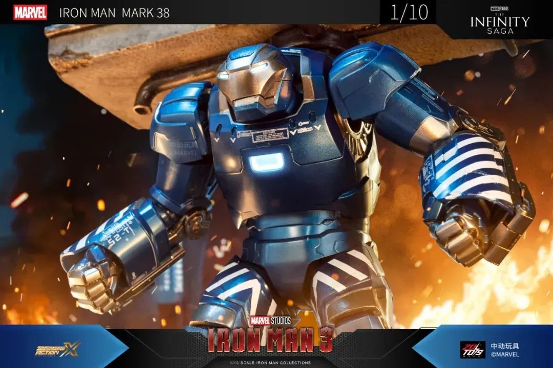 ZD Toys Marvel Avengers 1/10 Iron Man MK38 Action Figure
