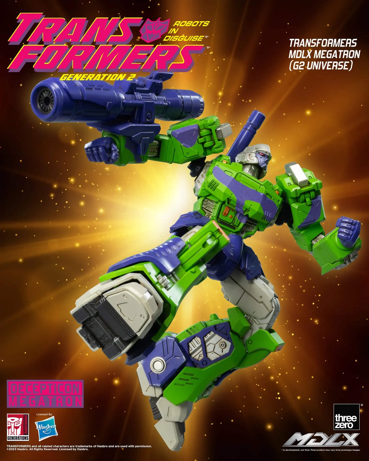 Threezero MDLX Action Figure - Transformers Megatron (G2 Universe)
