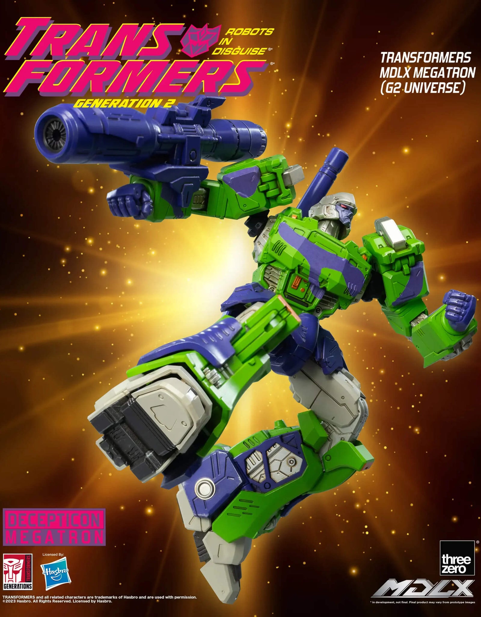 Threezero MDLX Action Figure - Transformers Megatron (G2 Universe)