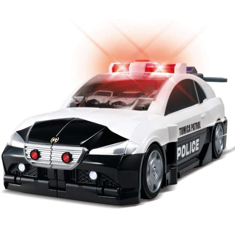 Takara Tomy Tomica World Transform Dispatch! Scramble Big Patrol police car