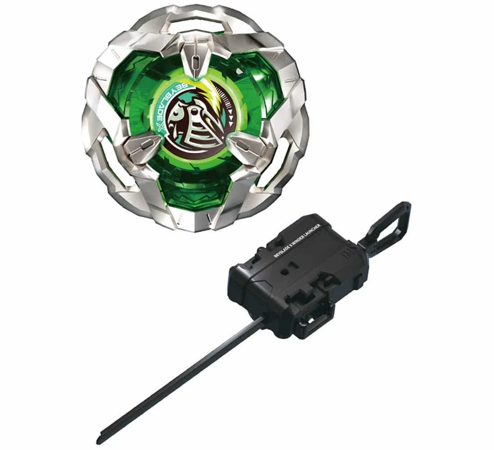 Takara Tomy Beyblade X Starter BX-04 Knight Shield 3-80N