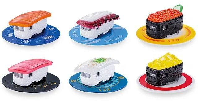 Takara Tomy Dream Tomica Sushi Tomica Vol.2 Collection Box Set 6pcs full set