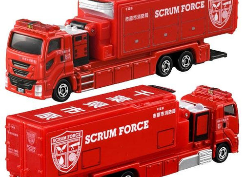 Load image into Gallery viewer, Takara Tomy Tomica Die-cast Car No.121 Ichihara Fire Department Scrum Force
