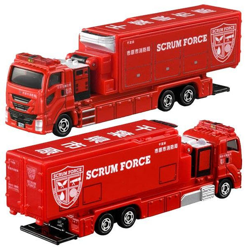 Load image into Gallery viewer, Takara Tomy Tomica Die-cast Car No.121 Ichihara Fire Department Scrum Force

