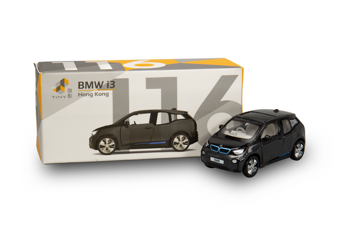 Load image into Gallery viewer, Tiny Hong Kong City 116 Diecast Model Car BMW 5 i3 Black Toy Car
