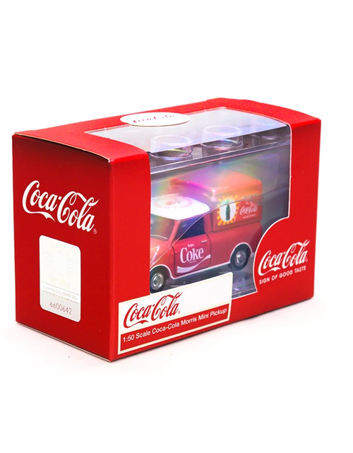Load image into Gallery viewer, Tiny City Die-cast Model Car - 1/50 Morris Mini Pickup Coca-Cola
