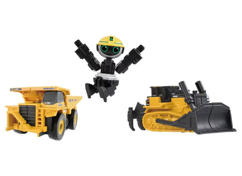 Load image into Gallery viewer, Takara Tomy Tomica Joblabor Grand Build Braver Dump Truck &amp; Bulldozer DX Set
