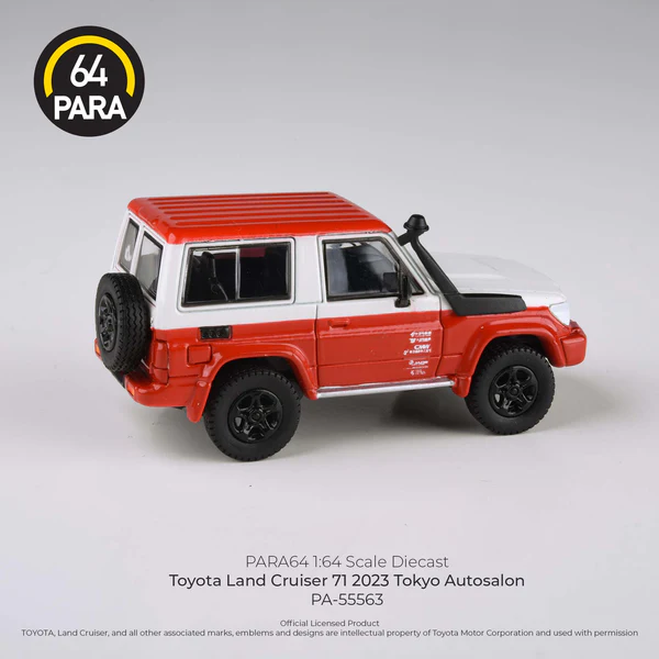 PARA64 1/64 2014 Toyota Land Crusier 71 Short Wheel Base 2023 Autosalon LHD