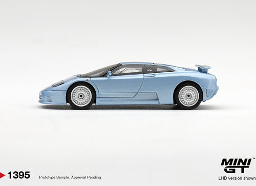 Load image into Gallery viewer, (Pre-order) Mini GT #1395 Bugatti EB110 GT Azzurro Metallizzato Mondial de 1992
