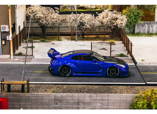 Load image into Gallery viewer, Tarmac Works 1/43 LB-Silhouette WORKS GT NISSAN 35GT-RR Candy Blue
