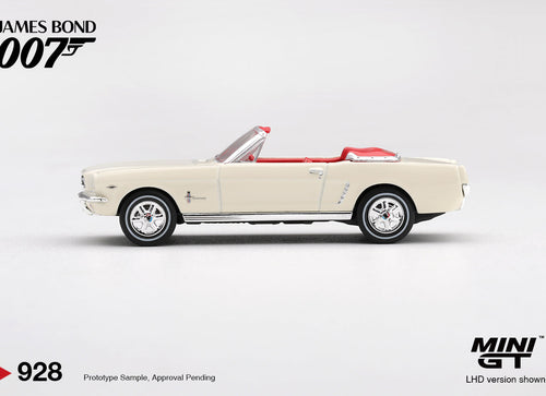 Load image into Gallery viewer, (Pre-order) Mini GT #928 007 Ford Mustang convertible 1964  “Goldfinger” Car
