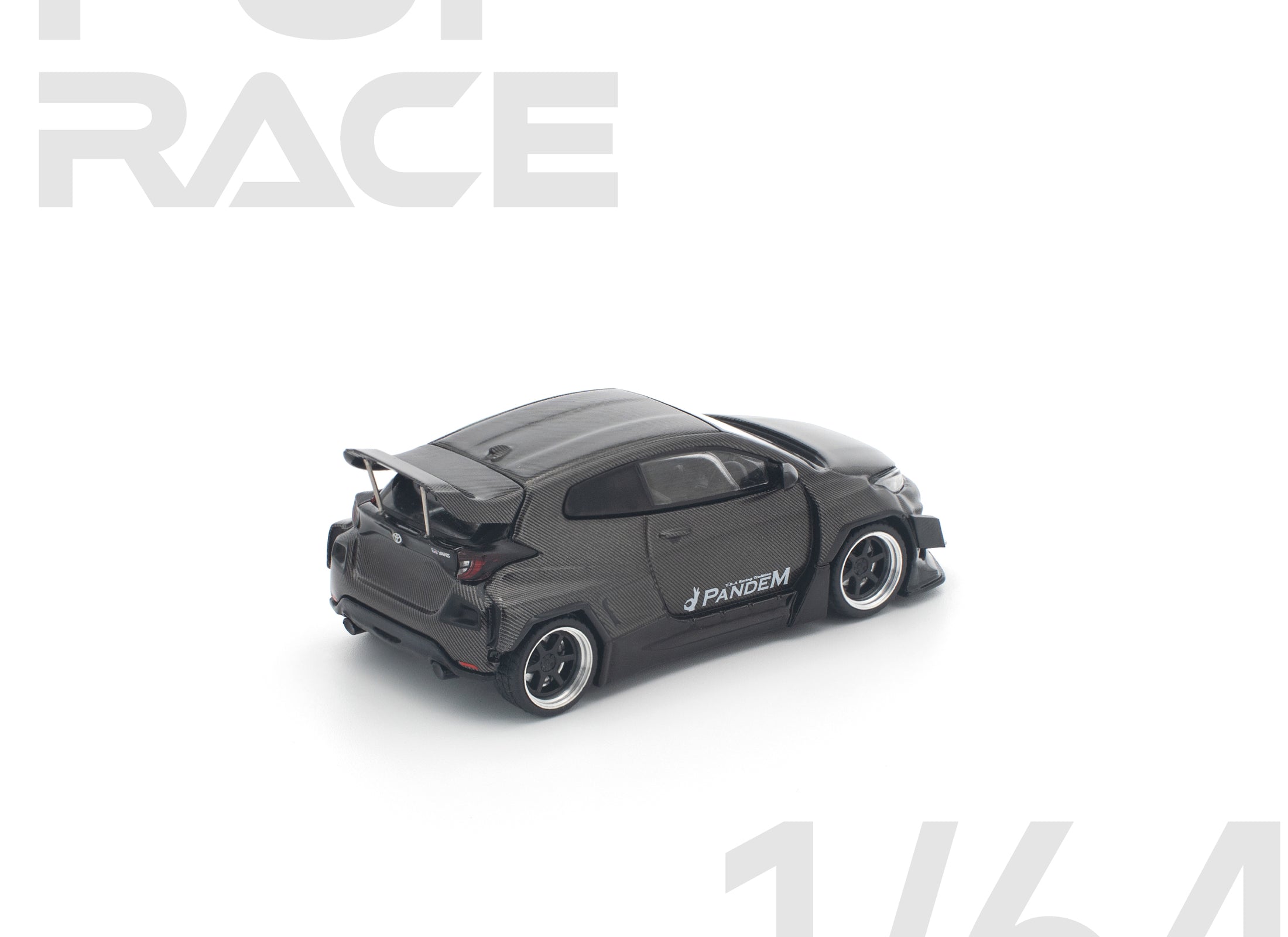 (Pre-order) POPRACE 1/64 PANDEM GR YARIS CARBON EDITION Diecast Model Car