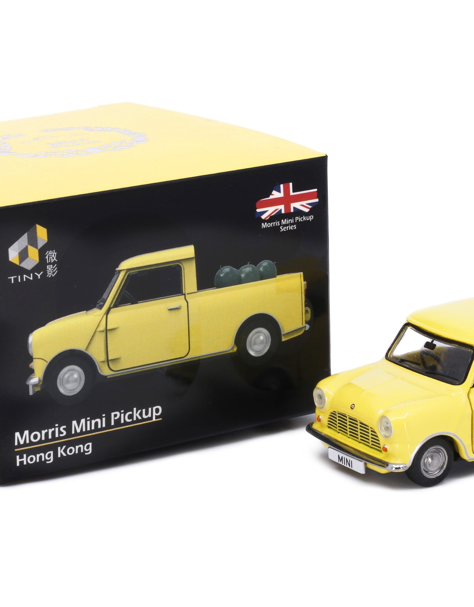 Tiny City Die-cast Model Car - Morris Mini Pickup (Yellow)