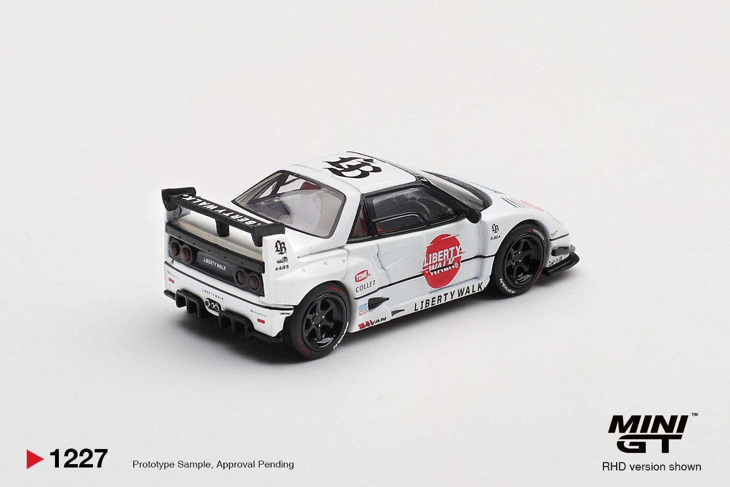 (Pre-order) MINI GT #1227 Mazda AZ-1 Liberty Walk LB40 LB-Hinomaru Diecast Model