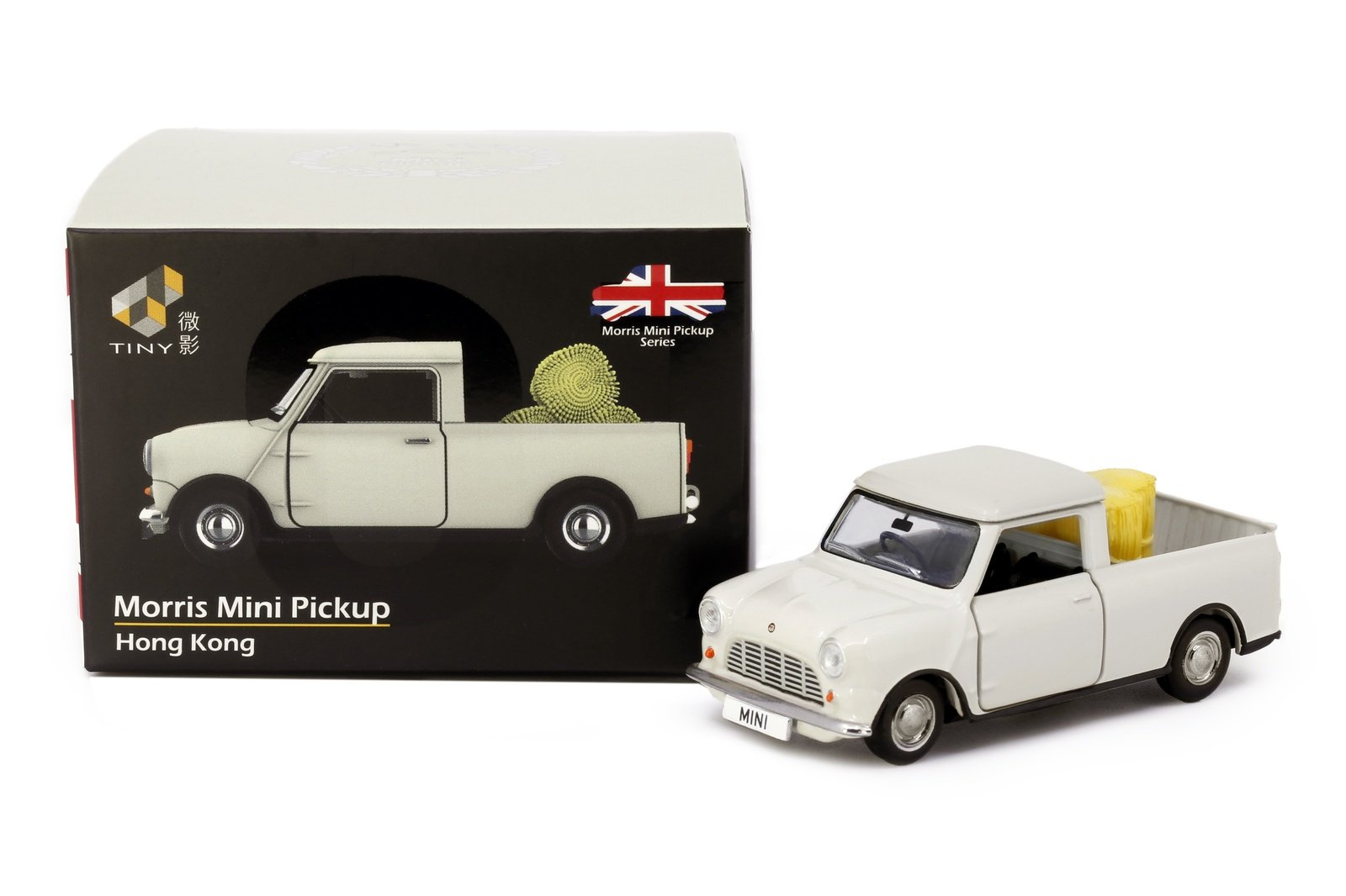 Tiny City Die-cast Model Car - Morris Mini Pickup (Cream)