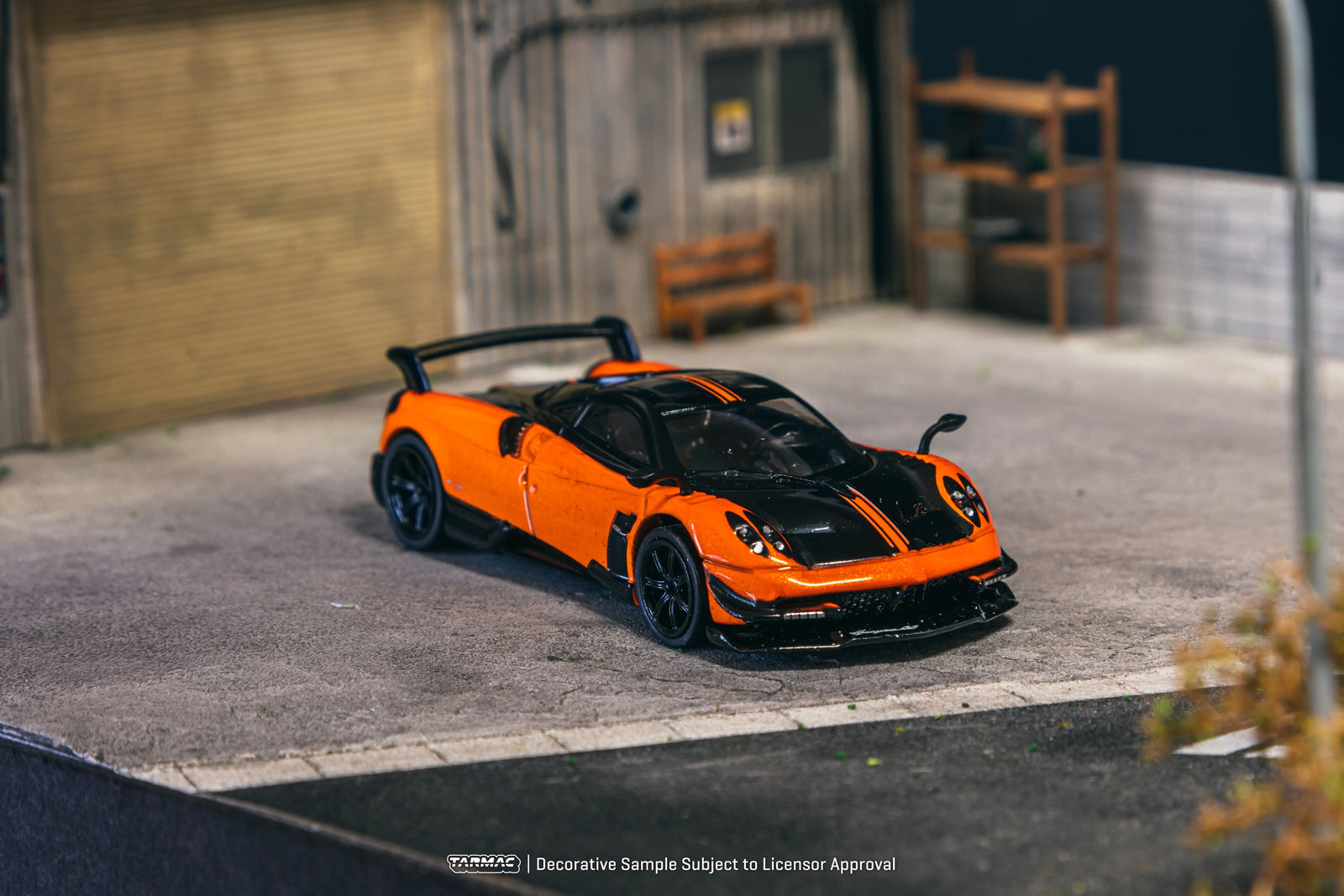 Tarmac Works 1/64 Pagani Huayra BC Arancio Saint Tropez Model Car