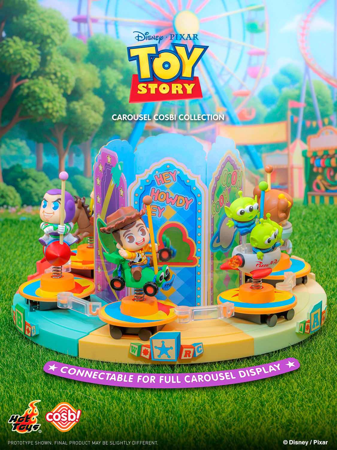 Hot Toys Toy Story Carousel Cosbi Bobble-Head Collection (Full set of 6)