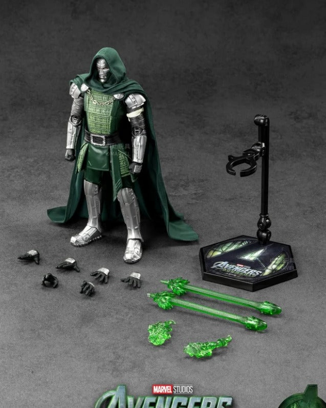 ZD Toys Marvel Avengers Doomsday 1/10 Doctor Doom Action Figure Set