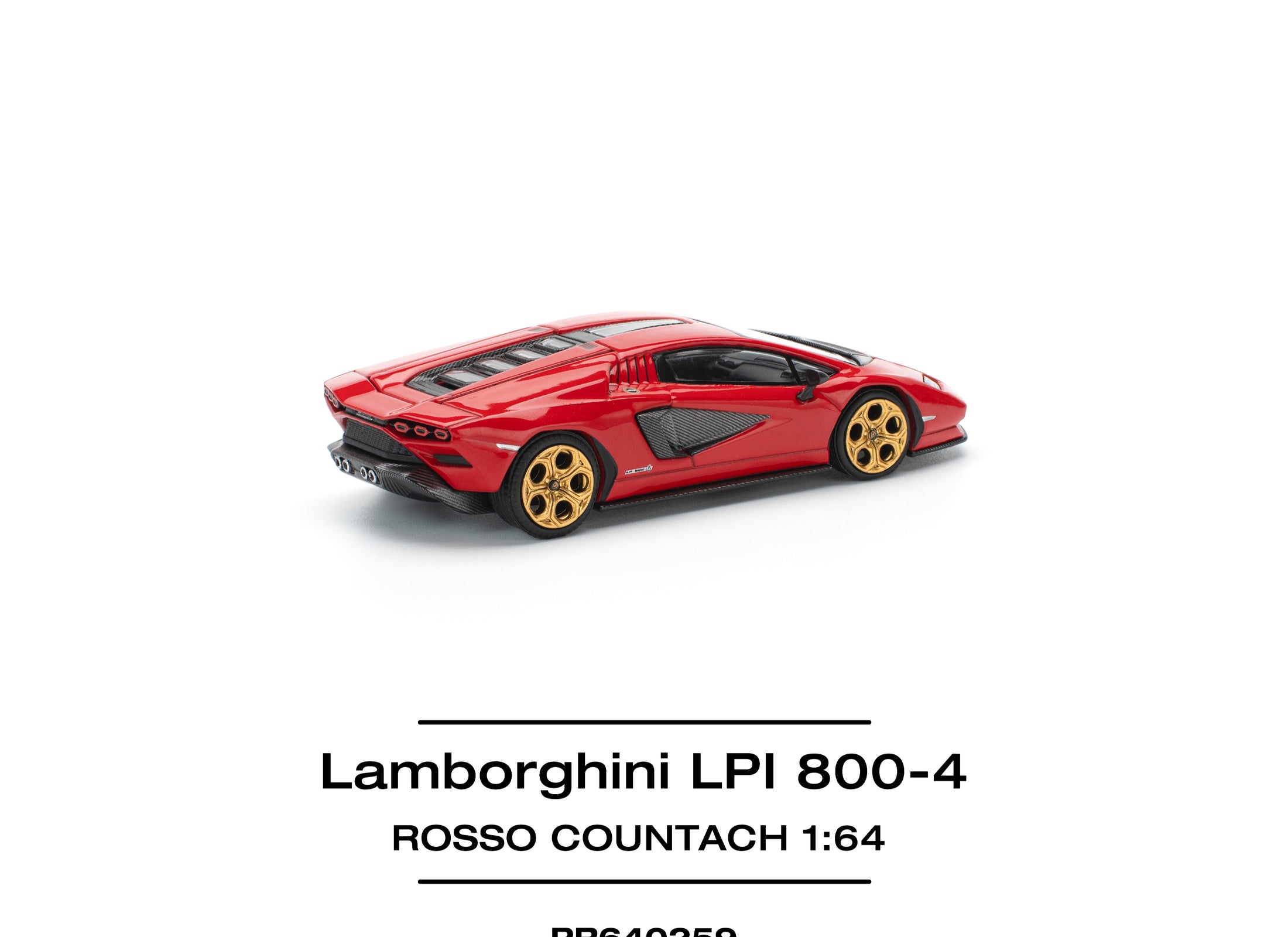 POPRACE 1/64 LAMBORGHINI COUNTACH LPI-800 - ROSSO PR640259