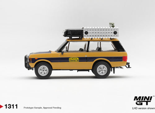 Load image into Gallery viewer, (Pre-order) Mini GT #1311 Range Rover 1981 Camel Trophy N.Sudmann &amp; F.Hofmann
