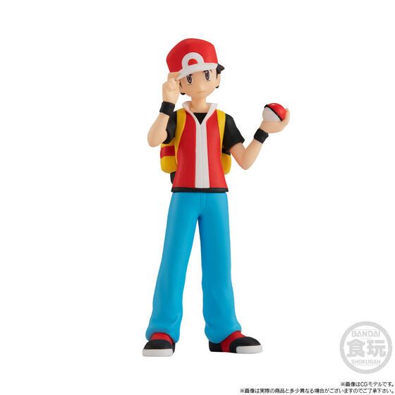 Bandai POKEMON SCALE WORLD KANTO RED & SNORLAX & POKÉMON FLUTE Figure Set