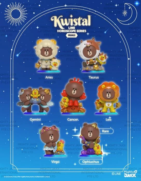 Mighty JAXX Kwistal LINE Horoscope Series Primus BLIND BOX Full Set
