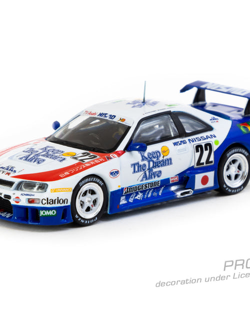 Load image into Gallery viewer, Tarmac Works 1/64 Nissan NISMO GT-R LM 24h of Le Mans 1995 Model
