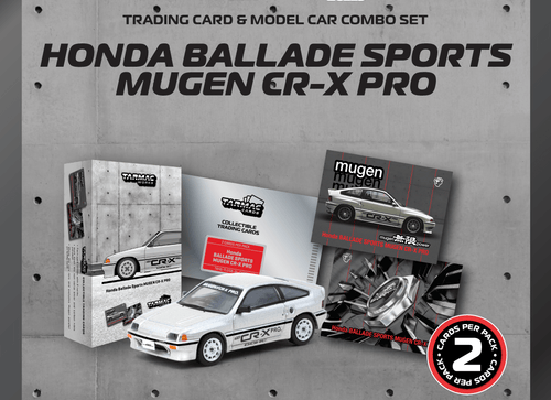 Load image into Gallery viewer, Tarmac Works 1/64 HONDA Ballade Sports MUGEN CR-X PRO Silver Model
