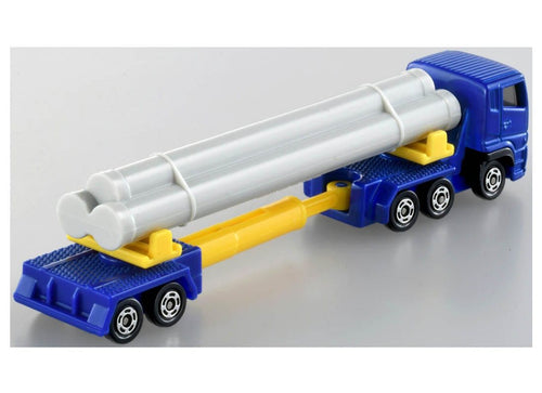 Load image into Gallery viewer, Takara tomy Tomica #140 Mitsubishi Fuso Super Great Pole Trailer Model Toy Car
