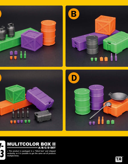 TOYS ALLIANCE x Acid Rain FAV-BX03 MULTICOLOR BOX II (A/B/C/D Set) 1:18