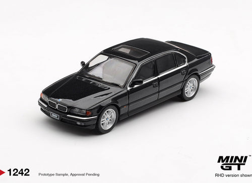 Load image into Gallery viewer, (Pre-order) Mini GT #1242 BMW 750IL Black Sapphire RHD Diecast Model Car
