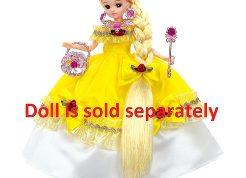 Load image into Gallery viewer, Takara Tomy Licca LW-23 Fantasy Princess Brilliant Yellow Dress (NO DOLL)

