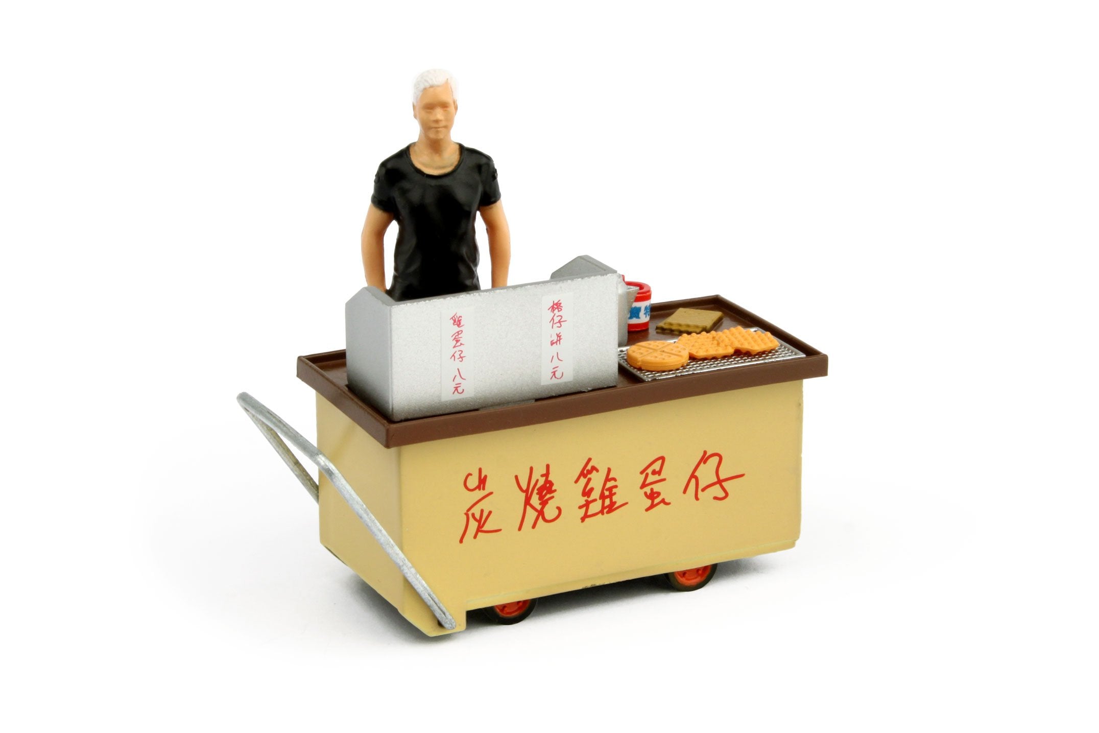 TINY Hong Kong City 1/35 HK Egg Waffle Cartful Diecast body Color painted Figure