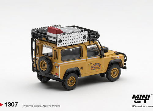 Load image into Gallery viewer, (Pre-order) Mini GT #1307 Land Rover Defender 90 1985 Camel Trophy Borneo Japan
