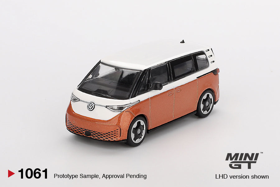 Mini GT #1061 Volkswagen ID.Buzz Candy White / Energetic Orange LHD