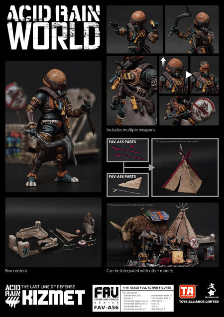 TOYS ALLIANCE x Acid Rain World FAV-A56 Kizmet Action Figure with accessories