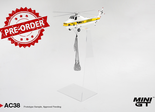 Load image into Gallery viewer, (Pre-order) Mini GT #MGTAC38 Sikorsky S58T Helicopter Camel Trophy 1985 Model
