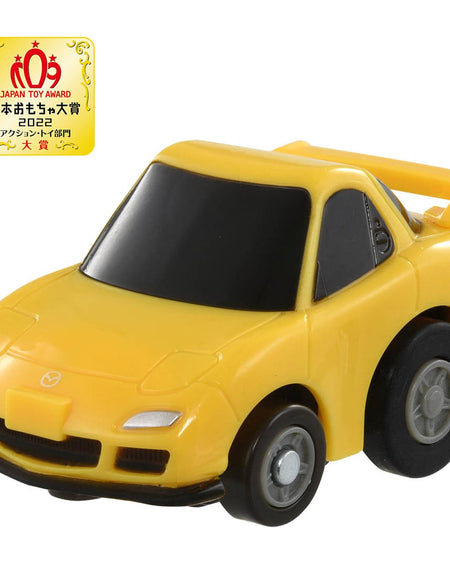 Takara Tomy Tomica ChoroQ Pull Back Diecast car: e-07 Mazda RX-7 (FD3S) (1st)