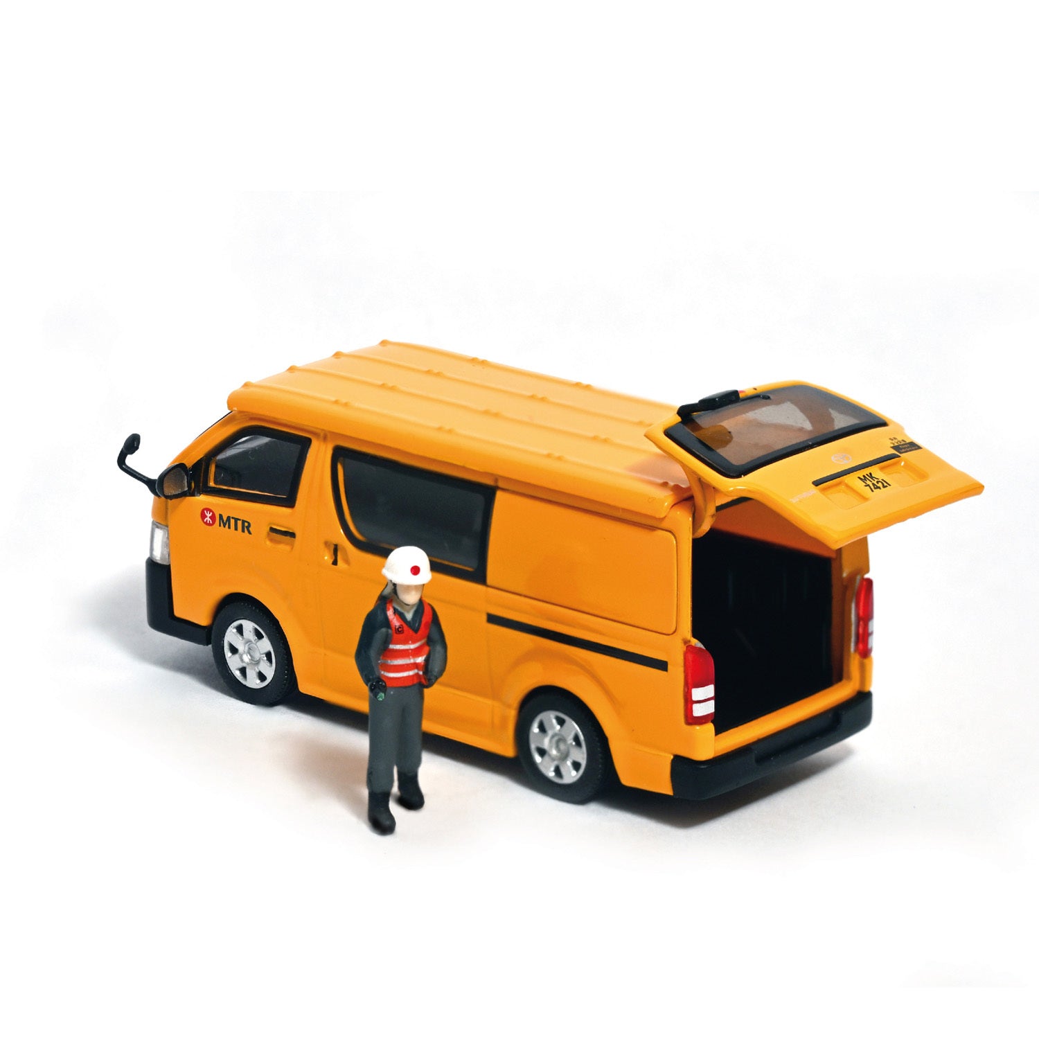 ERA CAR SP 1/64 Toyota Hiace - MTR Multi-purpose Car (Yellow) Model Car w/figure