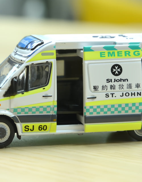 Load image into Gallery viewer, Tiny City 1/76 #166 Mercedes-Benz Sprinter St.John Ambulance (SJ60) Model Car
