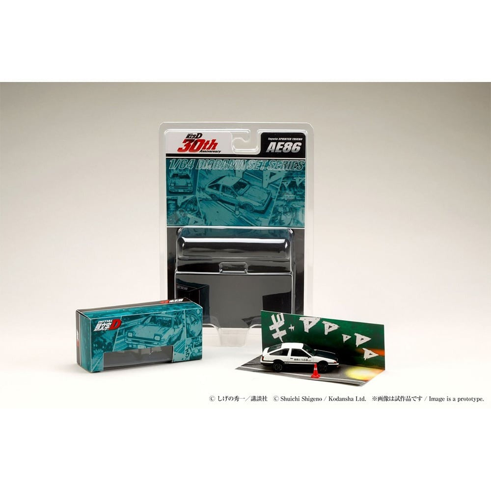Hobby JAPAN 1/64 Toyota SPRINTER TRUENO (AE86) INITIAL D Takumi VS Tomoyuki