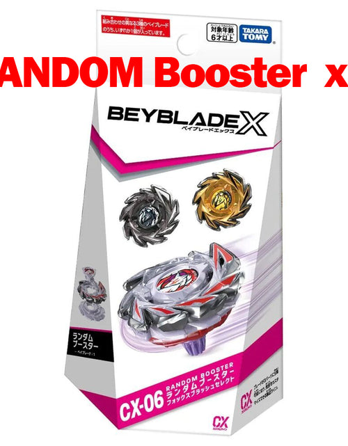 Load image into Gallery viewer, Takara Tomy Beyblade X CX-06 Random Booster FoxBrush Select (RANDOM)
