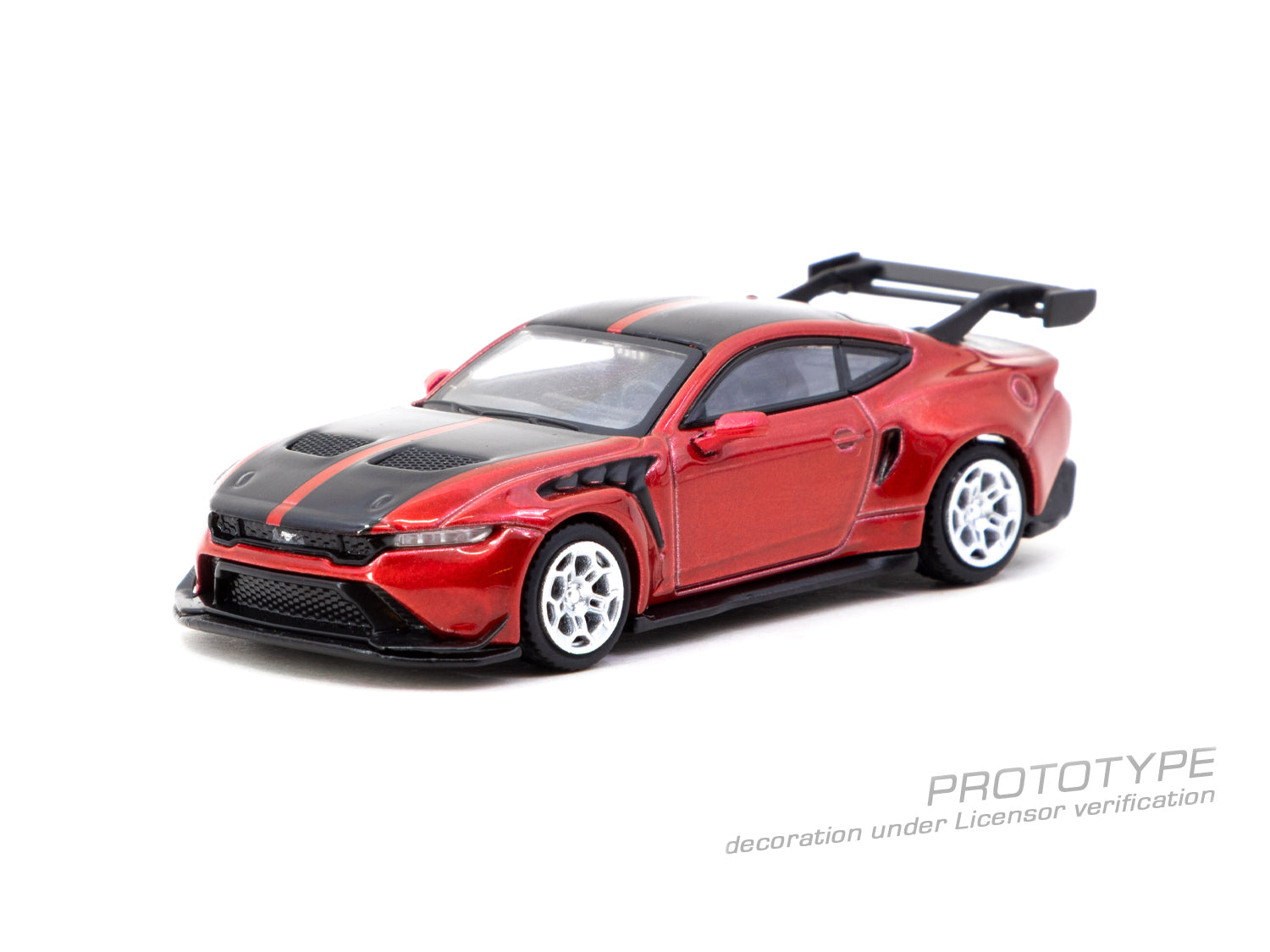 (Pre-order) Tarmac Works 1/64 Ford Mustang GTD Red Diecast Model Car