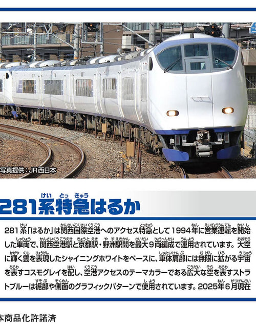 Load image into Gallery viewer, Takara Tomy Plarail S-57 Limited Express Series 281 Haruka (Dedicated connected)
