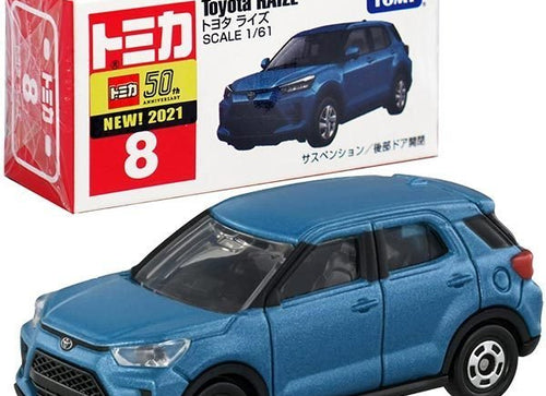 Load image into Gallery viewer, Takara Tomy Tomica Diecast Model Car No.008 - Toyota Raize

