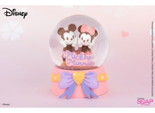 Load image into Gallery viewer, Soap Studio Figure: Disney Cherry Blossom - Mickey Minnie Snow Globe
