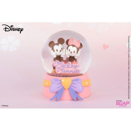 Soap Studio Figure: Disney Cherry Blossom - Mickey Minnie Snow Globe