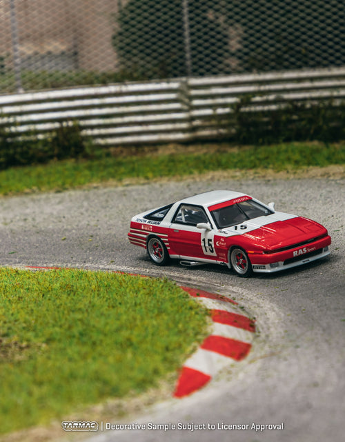 Load image into Gallery viewer, Tarmac Works 1/64 Toyota Supra Turbo (MA70)  ETCC 1987 M. Micangeli
